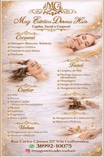 Venda de tratamento  capilar,  corporal e facial