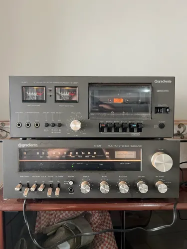 Receiver e Toca Fitas Gradiente S125