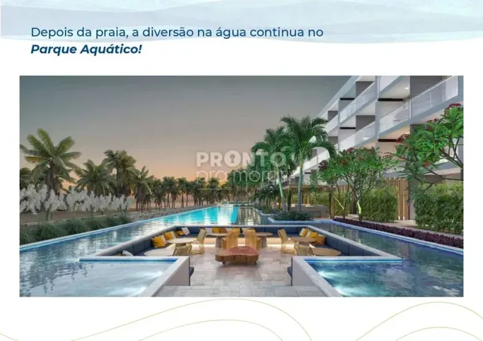Flat studio beira mar 28m² com 1 quarto em Praia dos Carneiros - Tamandaré - PE