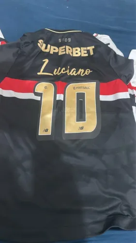 Camisa do São Paulo autografada original