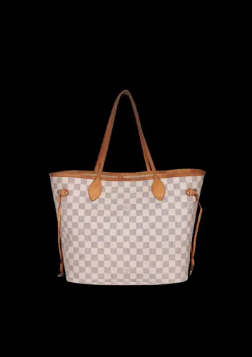 Bolsa Louis Vuitton Neverfull MM Damier Azur<br><br>Neverfull MM Damier Azur
