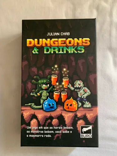 Dungeons e drinks - jogo tabuleiro/cartas