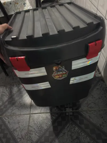 BAÚ PARA ENTREGADOR 100 LITROS + SUPORTE COMPATÍVEL COM FACTOR 150