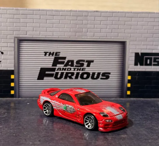 Hot Wheels silver séries Mazda Rx7 Velozes e furiosos