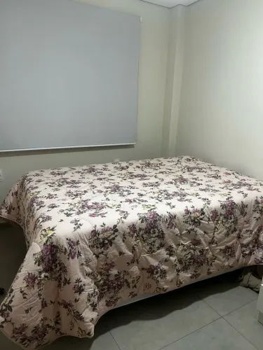 Edredom 100% algodão - seminovo
