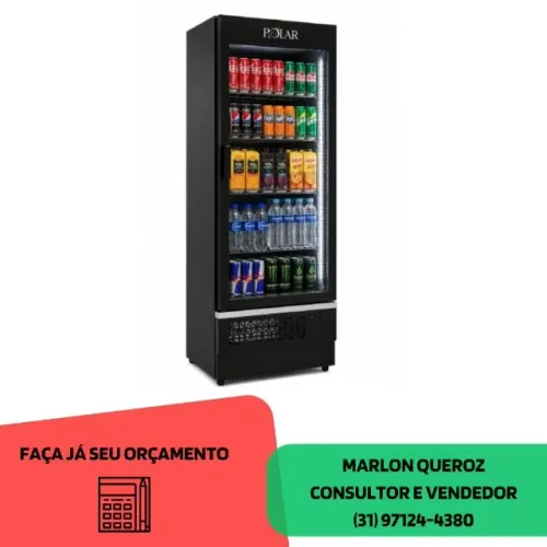 Refrigerador de Bebidas 405L Polar Novo