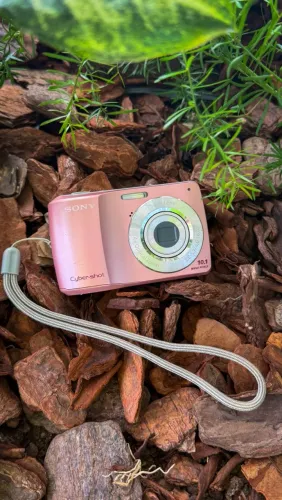 Câmera Cybershot Rosa s3000