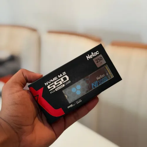 SSD NVMe 250GB Netac NV3000 Gamer Até 3000MB/s - Novo na Caixa