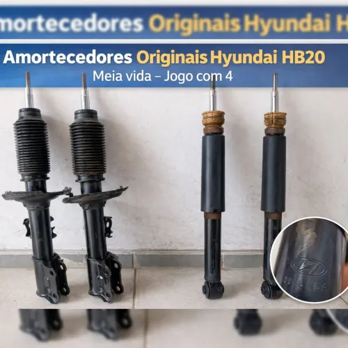 Amortecedores Dianteiro e Traseiro HB20 2016 a 2019