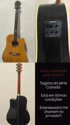 Vendo violão Tagima série Canadá.