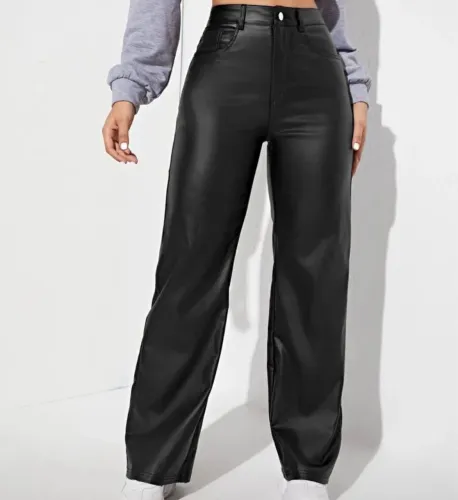 Calça courino SHEIN - nova - Tam XS (pp)