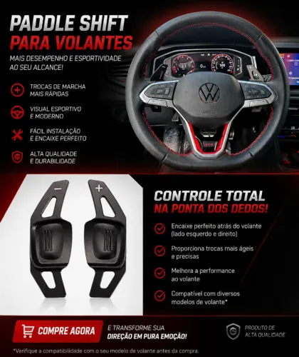 Paddle Shift Volante (Extensor) - Volkswagen