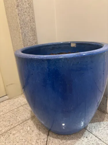 Vaso grande azul vietnamita original