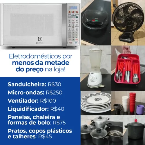 Eletrodomésticos e itens de cozinha