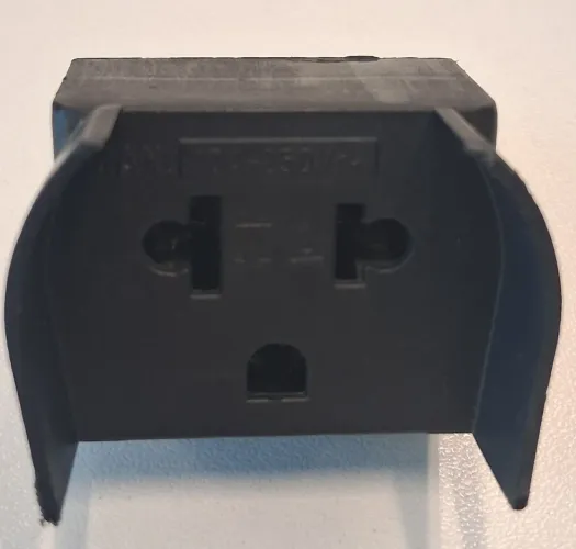 Kit 05 Pcs Adaptador Tomada Tripolar 10A 250V