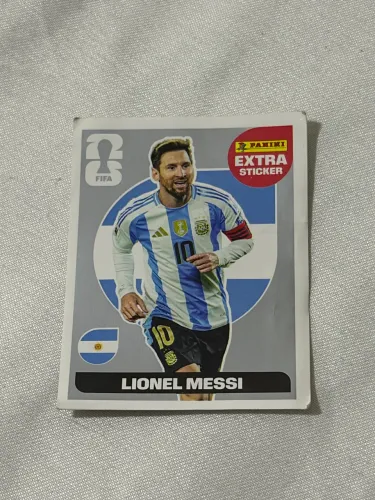 Figurinha legend da copa de 2026, MESSI prata 