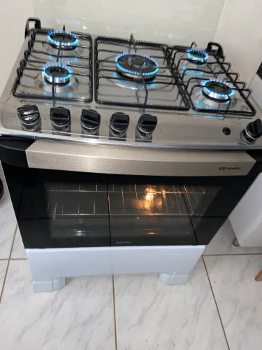 Fogão 5 Bocas Automático Seminovo- Entrego !