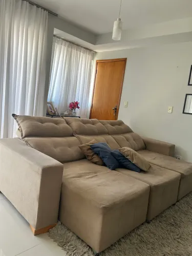 Sofá retrátil 3 lugares