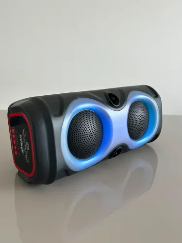 Caixa de Som Bluetooth Portátil 50W RGB TWS Sem Fi