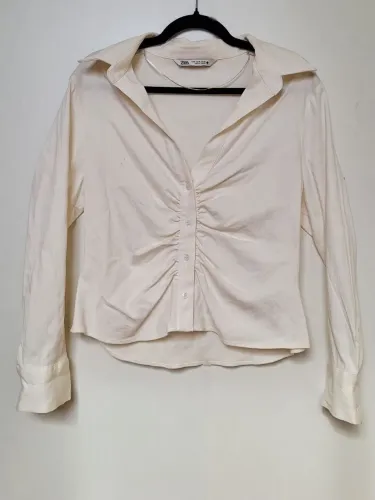 Camisa social branca zara