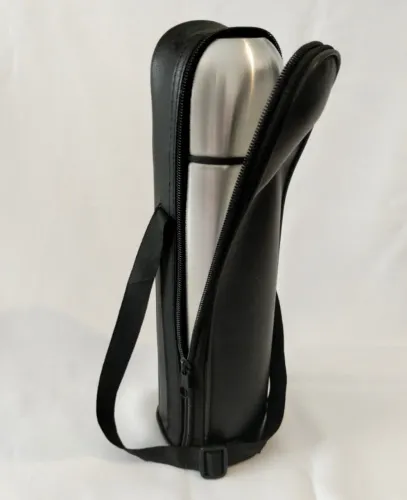 Garrafa térmica de aço Inox parede dupla - 1L