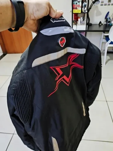 Jaqueta feminina motociclista Texx tamanho P