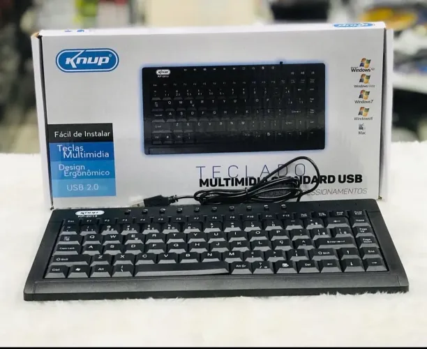 Teclado USB pequeno Pc notebook 