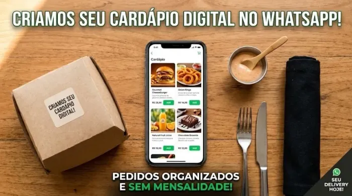 Criamos seu Cardápio Digital no WhatsApp (Sem CNPJ e Sem Mensalidade)