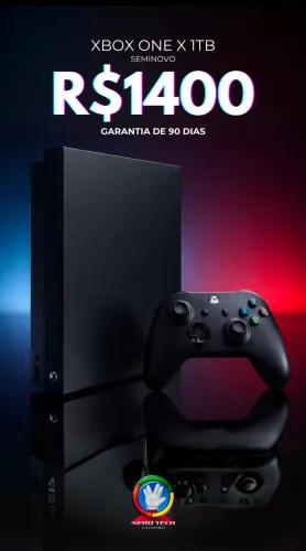 Xbox One x seminovo com garantia
