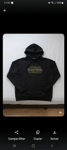 Moletom fechado com capuz e bolso canguru (Hoodie).