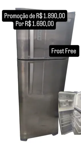 Geladeira Frost Free inox 2 portas