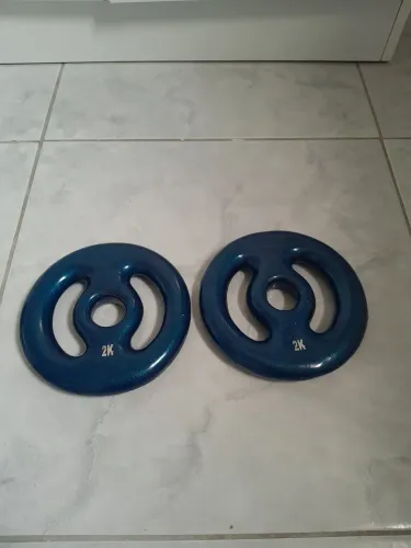 par de anilhas 2 kilos
