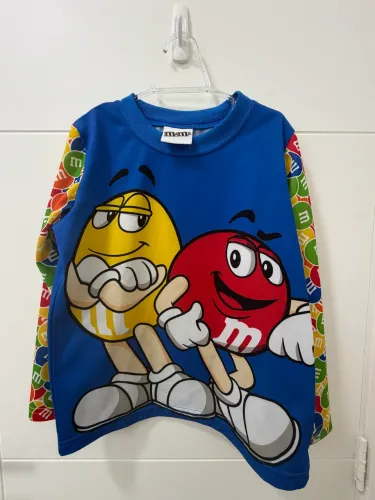 Camiseta infantil praia e piscina | M&M Mars | tamanho M | Campinas/SP