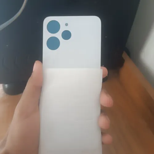 ?TAMPA TRASEIRA REDMI 12 - BRANCA - NOVA LACRADA?