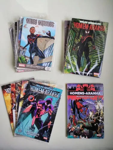 Miles Morales, HQs Coleção Completa, ( 1a, 2a, 3a e 4a série), Panini