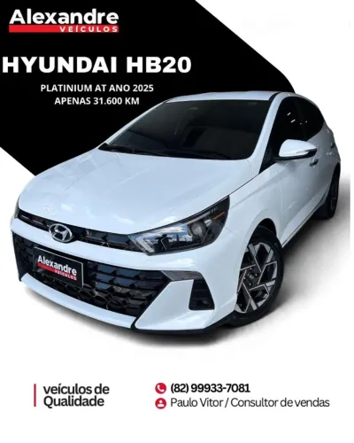 Hyundai HB20 Plat. Safety 1.0 TB Flex 12V Aut. 2025
