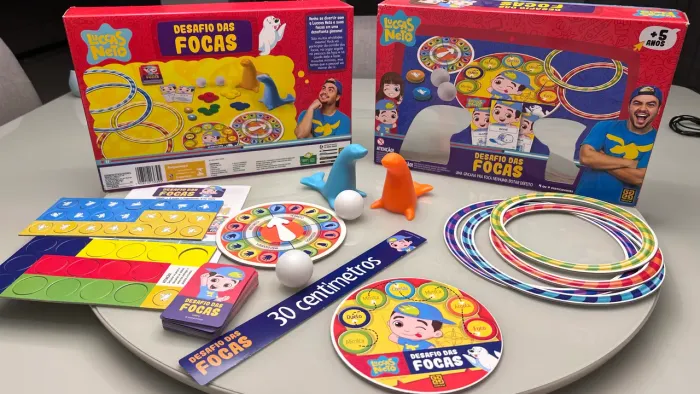 Jogo Desafio das focas Luccas Neto