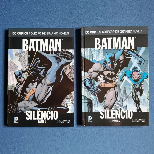 HQ Batman - Silêncio Partes 1 e 2 (Completo, 348 Páginas, DC Eaglemoss Volumes 1 e 2)