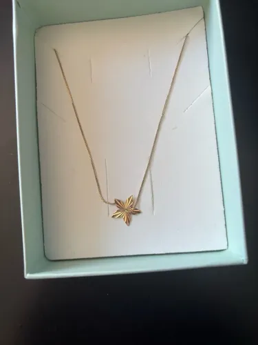 Linda corrente veneziana banhada a ouro 18k 