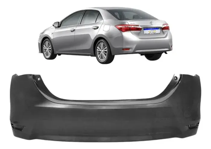 Parachoque Traseiro Toyota Corolla 2015 2016 2017 2018 2019