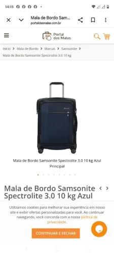 Mala de viagem SAMSONITE original!!!!!!