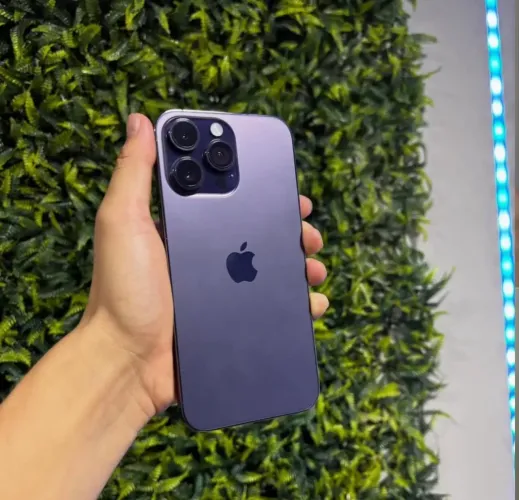 IPHONE 14 PRO MAX 128GB COM FALHA NO FACE ID, LOJA NO RIOMAR.