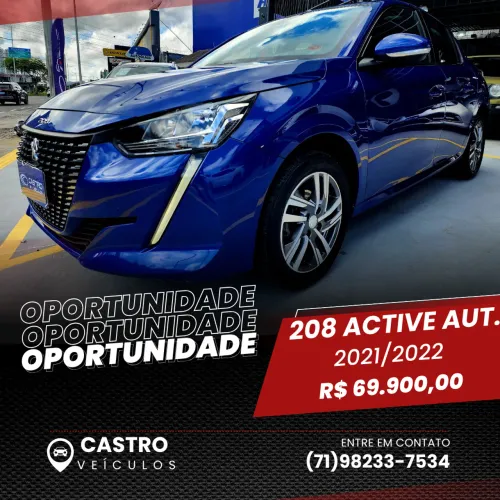 Peugeot 208 Active 1.6 Flex 16V 5P AUT 2022