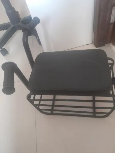 Cadeirinha infantil para bicicleta elétrica com bagageiro
