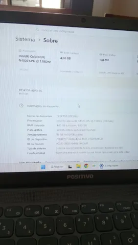 Notebook Positivo Motion C4128