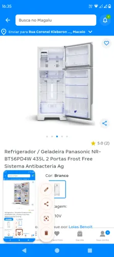 Geladeira infinity só refrigerando