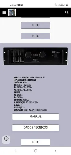Amplificador mark audio 3.0