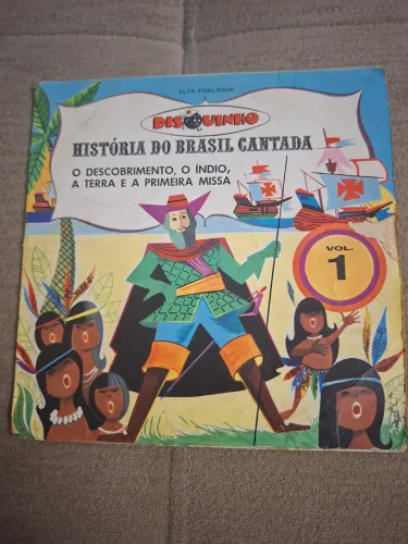 Compacto Coleção Disquinho História do Brasil Cantada