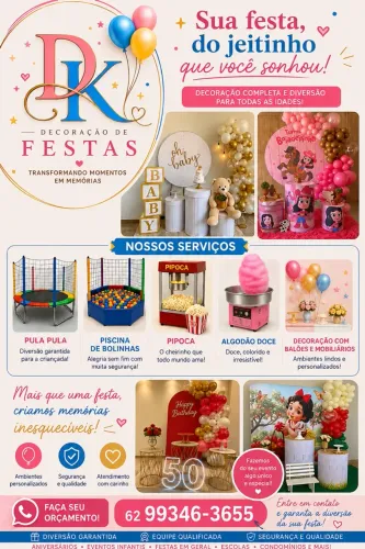 Pipoca e algodão doce