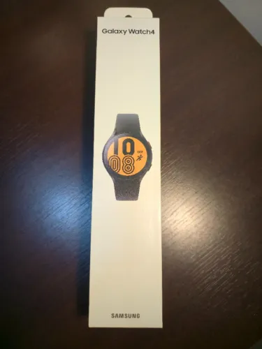 Samsung Galaxy Watch4 de 44 mm preto GPS NFC wi-fi bluetooth caixa completa nota fiscal